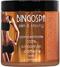 Fragrances, Perfumes, Cosmetics Cinnamon and Caffeine Concentrate with L-Carnitine Extract - BingoSpa