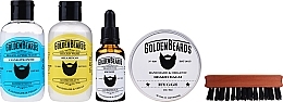Set - Golden Beards Starter Beard Kit Hygge (balm/60ml + oil/30ml + shm/100ml + cond/100ml + brush) — photo N2