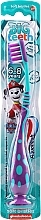 Kids Toothbrush, 6-8 yrs, purple-blue - Aquafresh Soft Big Teeth — photo N1