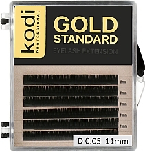 Fragrances, Perfumes, Cosmetics Gold Standard D 0.05 False Eyelashes (6 rows: 11 mm) - Kodi Professional