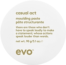 Hair Styling Paste - Evo Caseal Act Moulding Paste — photo N1