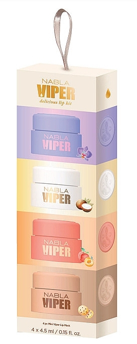 Set - Nabla Viper Delicious Lip Kit (lip/mask/4x4.5ml) — photo N1