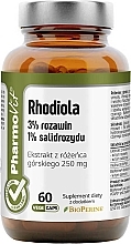 Fragrances, Perfumes, Cosmetics Dietary Supplement 'Rhodiola', 60pcs - Pharmovit Clean Label