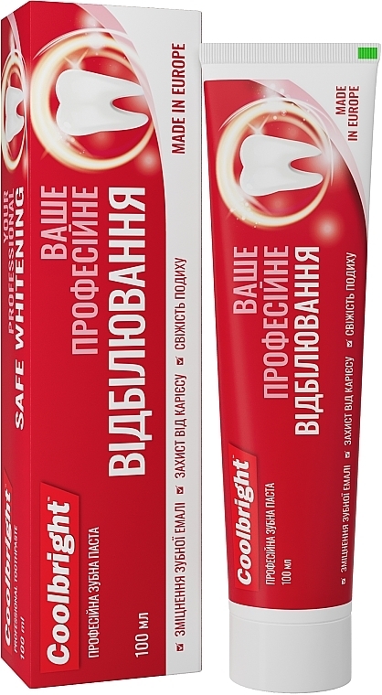 Toothpaste "Whitening" - Coolbright Whitening — photo N1