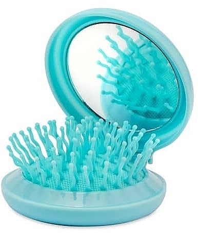 Compact Hair Brush, turquoise - Martinelia Maze Hair Brush — photo N1