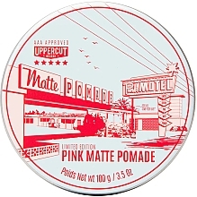 Fragrances, Perfumes, Cosmetics Matte Hair Pomade - Uppercut Deluxe Matt Pomade Pink Motel