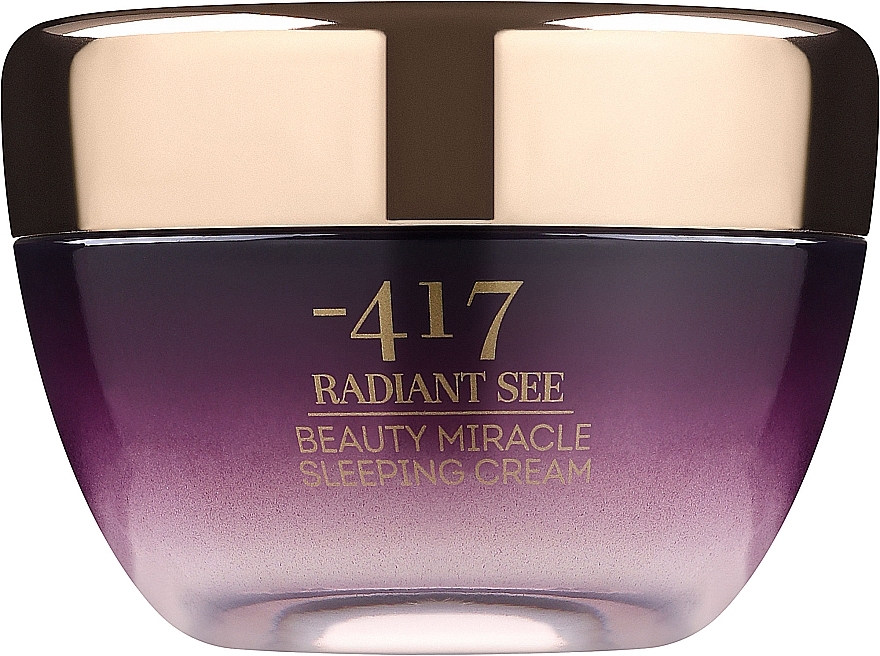 Repair Night Face Cream - -417 Radiant See Immediate Miracle Beauty Sleeping Cream — photo N1