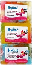 Fragrances, Perfumes, Cosmetics Set - Lixone Tutti-Frutti Soap (soap/3x125g)