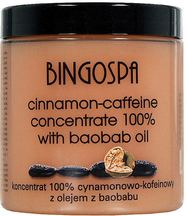 Cinnamon and Caffeine Concentrate with Baobab Oil - BingoSpa — photo N1