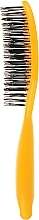 Kids Hair Brush "Spider", 12 rows, glossy, yellow - I Love My Hair — photo N3