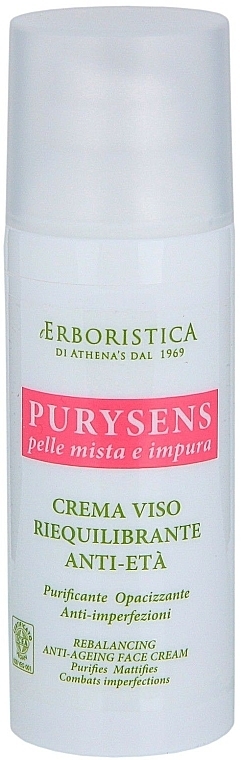 Purysens Anti-Aging Face Cream - Athena's Erboristica Purysens Rebalancing Anti-Ageing Face Cream — photo N2