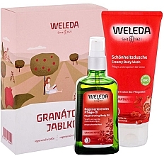 Fragrances, Perfumes, Cosmetics Set - Weleda Pomegranate (b/oil/100ml + sh/cr/200ml)