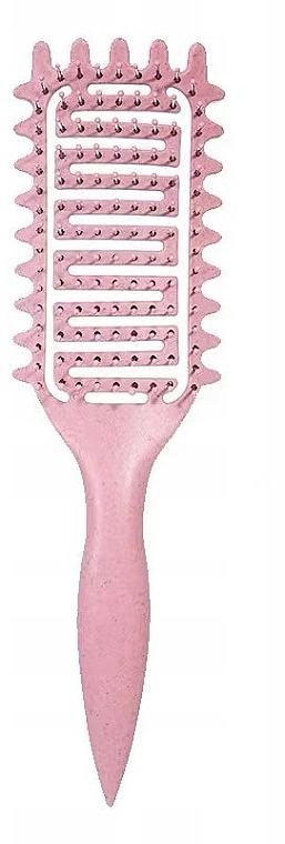 Curls Define Hair Brush, pink - Lewer Curls Define Brush — photo N1