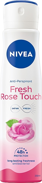 Deodorant Spray - Nivea Fresh Rose Touch Anti-Perspirant Deo Spray — photo N1