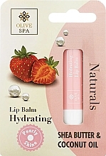 Strawberry Lip Balm - Olive Spa Naturals Hydrating Lip Balm — photo N1