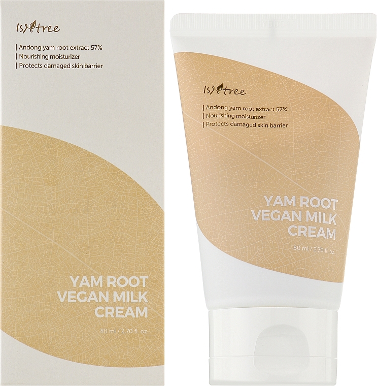 Wild Yam Root Moisturizing Cream - IsNtree Yam Root Vegan Milk Cream  — photo N2