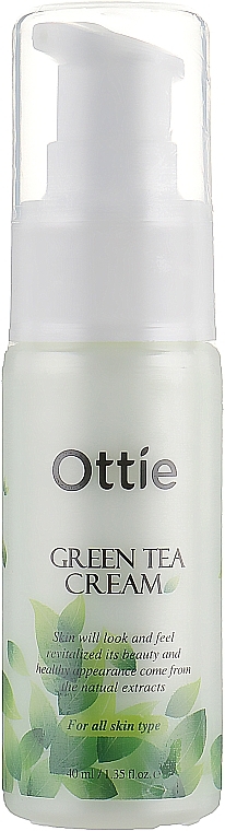 Moisturizing Cream with Green Tea Extract - Ottie Green Tea Cream — photo N1