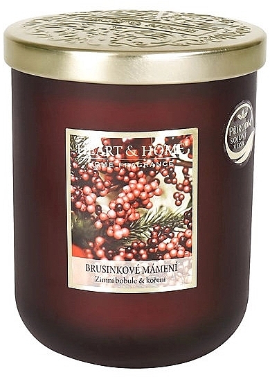 Cranberry Tea Scented Candle - Heart & Home Fragance — photo N2