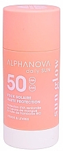 Fragrances, Perfumes, Cosmetics Sunscreen Face Stick - Alphanova High Protection Face Sun Stick SPF 50