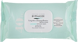 Fragrances, Perfumes, Cosmetics Makeup Remover Wipes - Byphasse Make-up Remover Aloe Vera Sensitive Skin Wipes (eco pack)