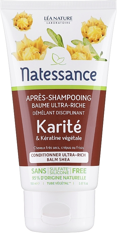 Ultra-Rich Conditioner - Natessance Ultra Rich Conditioner Shea Butter — photo N2