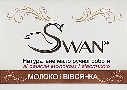 Fragrances, Perfumes, Cosmetics Natural Handmade Soap "Milk & Oat" - Swan