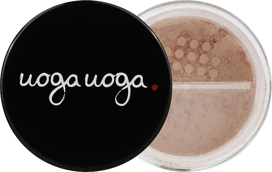 Natural Loose Powder - Uoga Uoga Natural Foundation Powder with Amber SPF 15 — photo N1