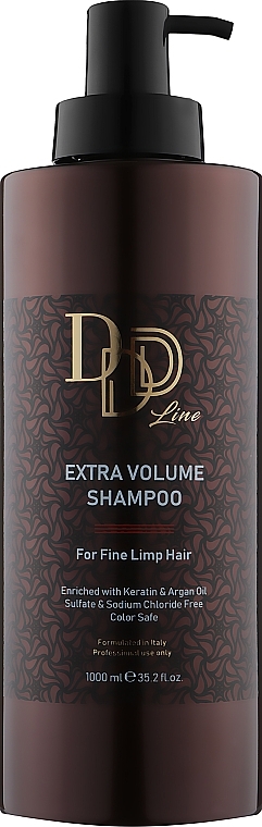 Volume Shampoo for Thin Hair - Clever Hair Cosmetics 3D Line Extra Volume Shampoo — photo N2