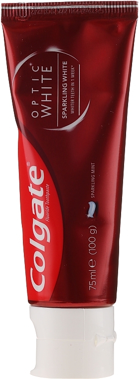 Toothpaste "Whitening" - Colgate Optic White Sparcling White — photo N3