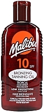 Bronzing Tanning Body Oil - Malibu Bronzing Tanning Oil SPF 10 — photo N1