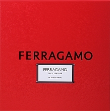 Salvatore Ferragamo Spicy Leather - Set (edp/100ml+edp/mini/10ml+shm/sh/gel/100ml) — photo N1