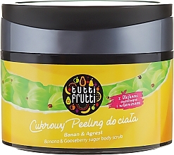 Sugar Body Scrub "Banana and Gooseberry" - Farmona Tutti Frutti — photo N2