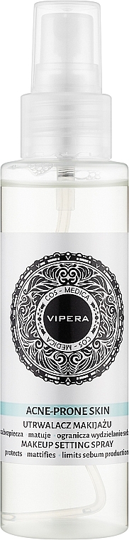 Makeup Fixing Spray - Vipera Cos-Medica Acne-Prone Skin Makeup Setting Spray — photo N1