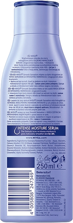 Body Milk "Gentle Skin" for Dry Skin - NIVEA Smooth Sensation Body Soft Milk — photo N2