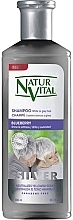 Fragrances, Perfumes, Cosmetics Blueberry Shampoo for Blonde & Gray Hair - Natur Vital Silver Shampoo