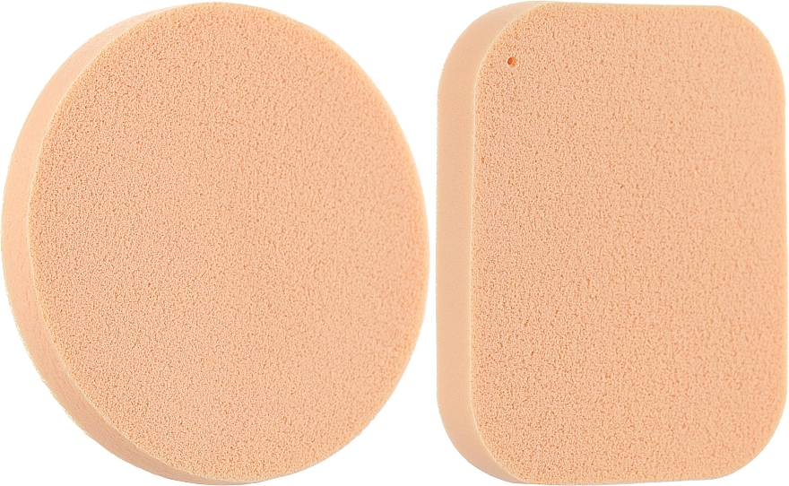 Face Sponge Set, round+square - Merci — photo N1