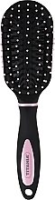 Oval Massage Mini Hair Brush, pale pink - Titania Softtouch — photo N1