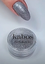 Nail Powder - Kabos Flash Effect — photo N2