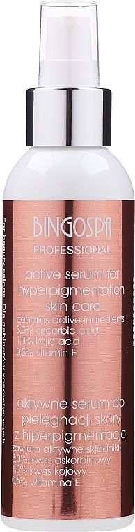 Active Face Serum with Dispenser - BingoSpa Artline Active Serum Hyperpigmentation Skin — photo N1