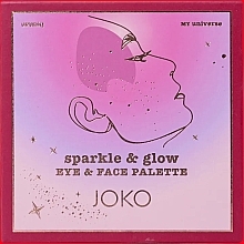 Makeup Palette - Joko My Universe Sparkle&Glow Eye&Face Palette — photo N2