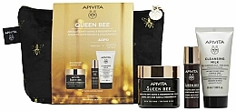 Fragrances, Perfumes, Cosmetics Men Face Care Set - Apivita Queen Bee (f/cr/50ml + clean/milk/50ml + f/ser/10ml)