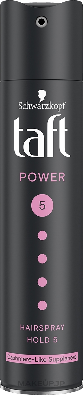 Mega Hold Hair Spray "Cashmere Touch" - Schwarzkopf Taft Cashmere Touch Power Hairspray — photo 250 ml