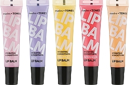 Lip Balm Set - Mades Cosmetics Tones Lip Balm quintet (5 x balm/15ml) — photo N2