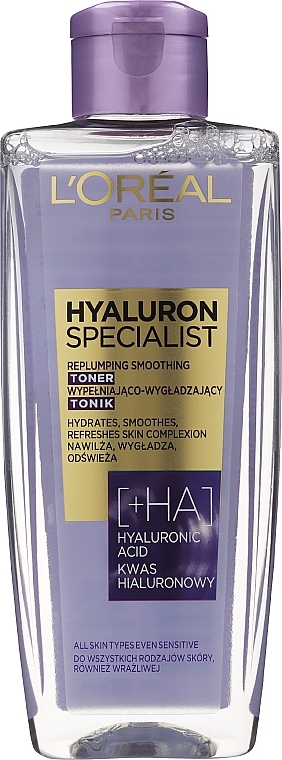 Moisture-Replenishing Toner - L'Oreal Paris Hyaluron Specialist Toner — photo N1
