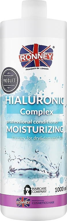 Conditioner - Ronney Professional Hialuronic Complex Moinsturizing Conditioner — photo N1