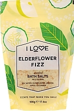 Fragrances, Perfumes, Cosmetics Elderflower Cocktail Bath Salt - I Love Elderflower Fizz Bath Salt