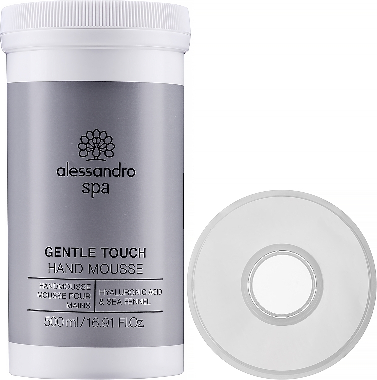 Hand Mousse - Alessandro International Spa Gentle Touch Hand Mousse Salon Size — photo N2