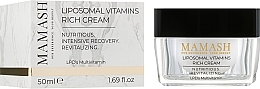 Fragrances, Perfumes, Cosmetics Rich Face Cream Balm - Mamash Liposomal Vitamins Rich Cream