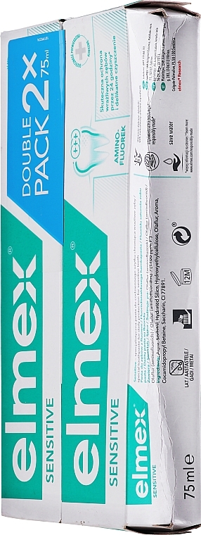 Toothpaste for Sensitive Teeth Whitening - Elmex Sensitive Toothpaste — photo N3