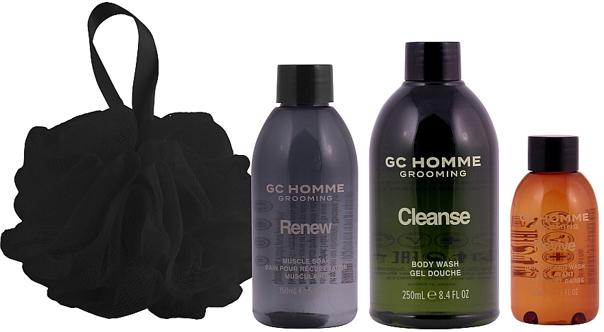 Set, 5 products - Grace Cole GC Homme Grooming Freshen Up — photo N3